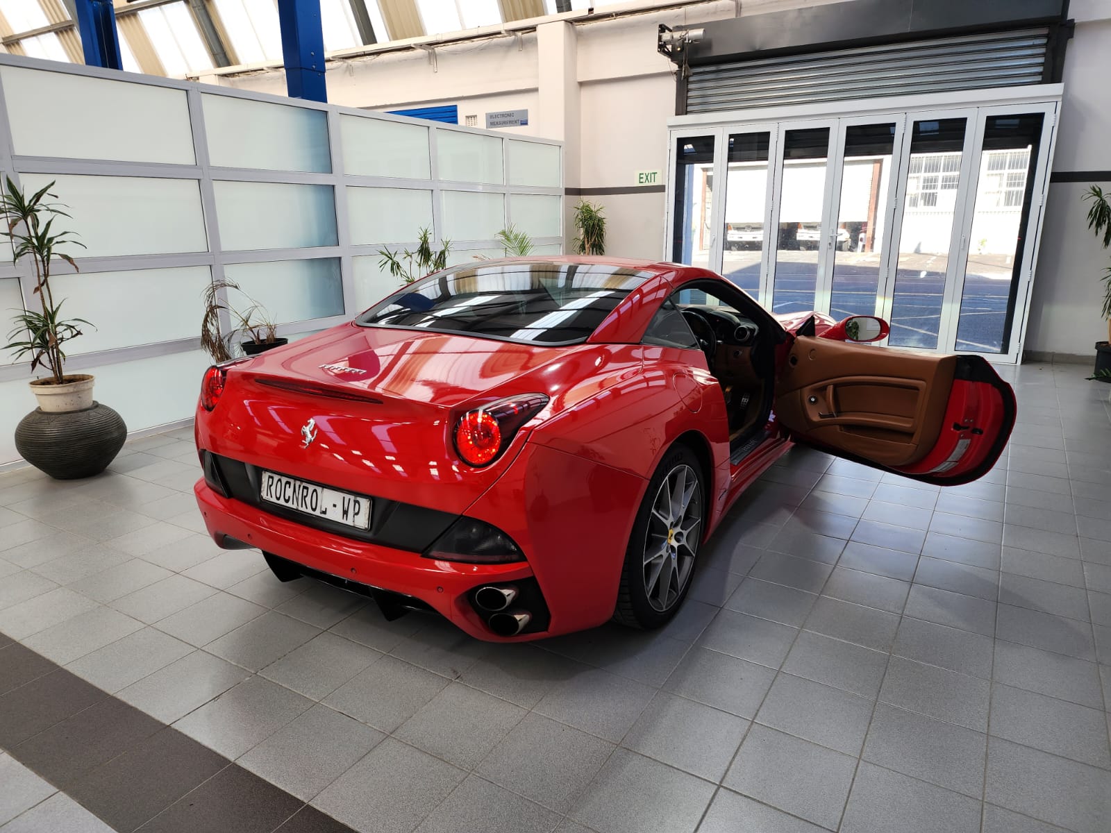 Ferrari California repaired at Razor Autobody