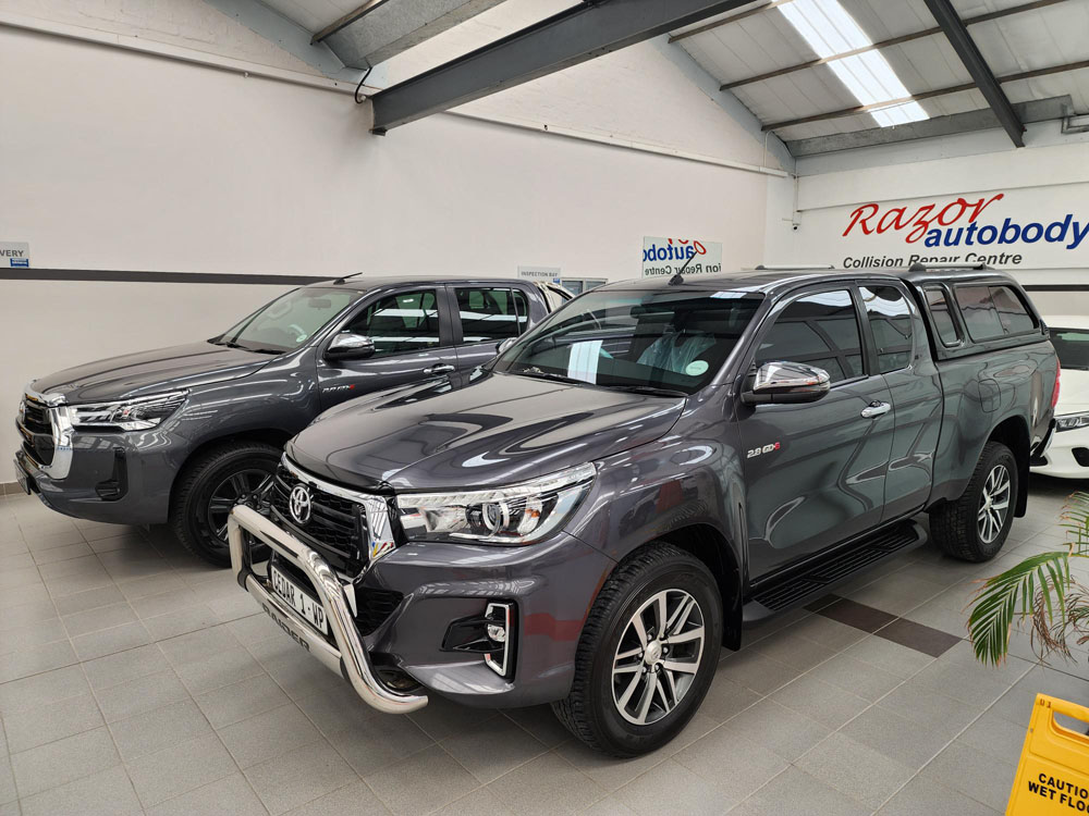 Vehicle repair work at Razor Autobody Cape Town