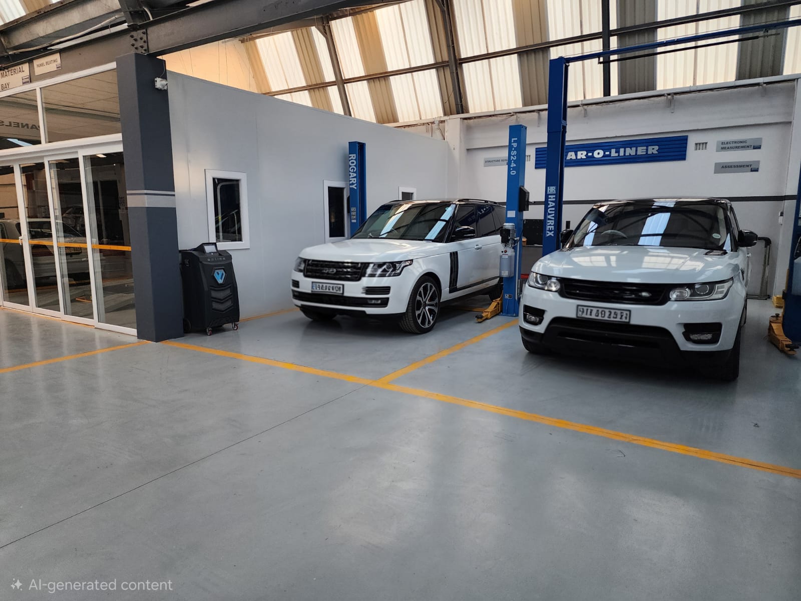 Razor Autobody professional workshop with Car-O-Liner equipment